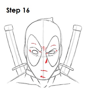 35+ Latest Face Deadpool Drawing Easy Step By Step