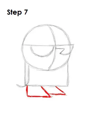 How to Draw Dexter Step 7