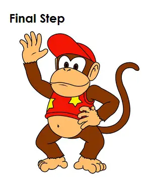 How to Draw Diddy Kong