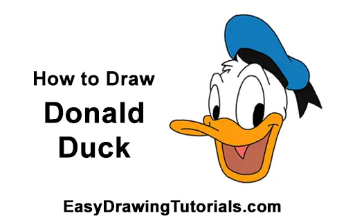 How to Draw Donald Duck VIDEO & Step-by-Step Pictures