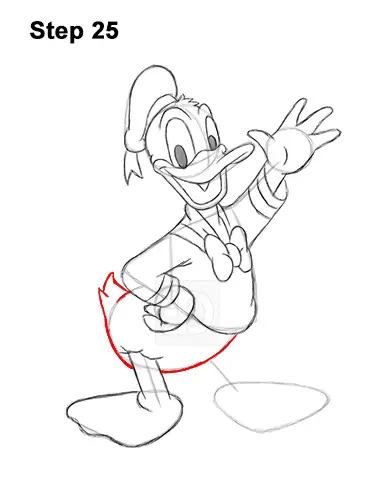 Donald duck drawing Silhouette Vector, Clipart Images, Pictures