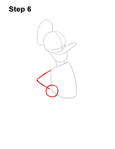 How to Draw Donald Duck Full Body 6
