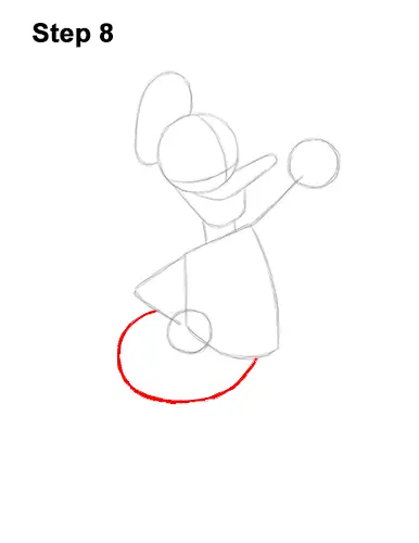 How to Draw Donald Duck Full Body 8