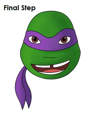 Draw Donatello Ninja Turtle
