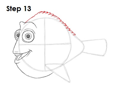 Draw Dory Nemo 13
