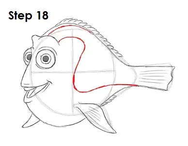 Draw Dory Nemo 18