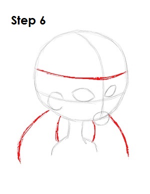How to Draw Draculaura Step 6