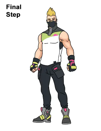 How To Draw Drift From Fortnite Video Step By Step Pictures