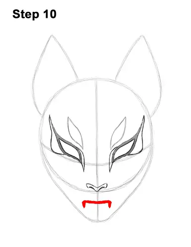 How to Draw Fortnite Max Drift Skin Mask 10
