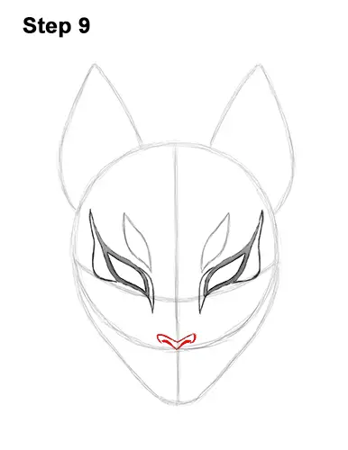 How to Draw Fortnite Max Drift Skin Mask 9