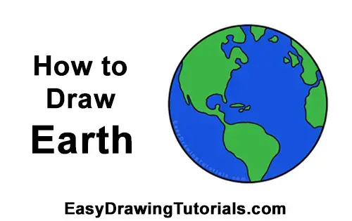 how to draw earth video step by step pictures to draw earth video step by step pictures