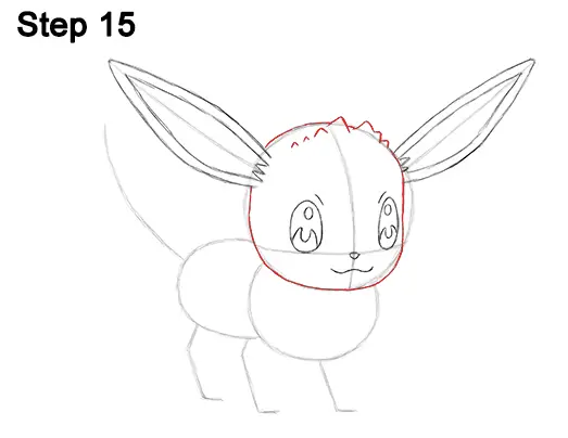 Draw Eevee Pokemon 15