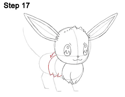 Draw Eevee Pokemon 17