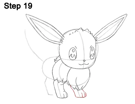 Draw Eevee Pokemon 19