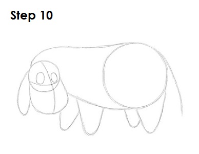 Draw Pooh Eeyore 10