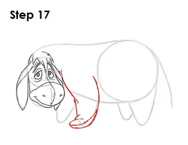 Draw Pooh Eeyore 17