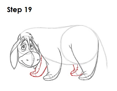 Draw Pooh Eeyore 19