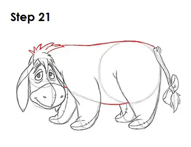 Draw Pooh Eeyore 21