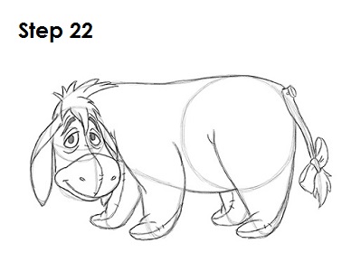 Draw Pooh Eeyore 22