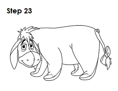 Draw Pooh Eeyore 23
