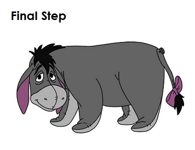 Draw Pooh Eeyore Final