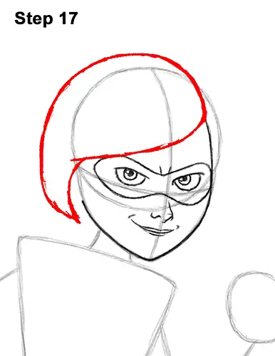 How to Draw Elastigirl Helen Parr Incredibles 17