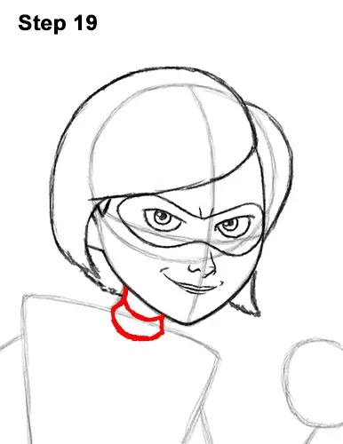 How to Draw Elastigirl Helen Parr Incredibles 19