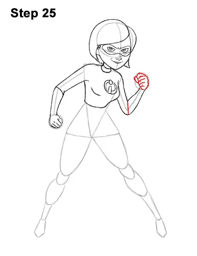 How to Draw Elastigirl Helen Parr Incredibles 25