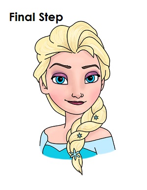 Draw Elsa Frozen
