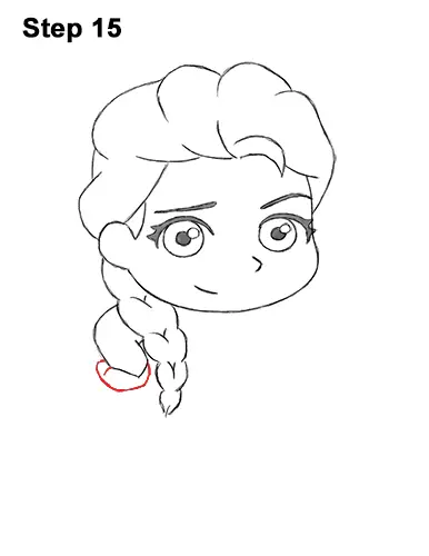 Draw Mini Chibi Cute Little Elsa Frozen 15