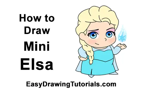 How to Draw Elsa from Frozen 2 Step by Step - Easy Drawing Tutorial -  YouTube