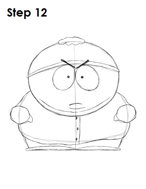 Draw Eric Cartman Step 12