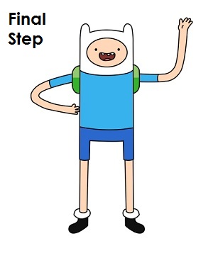 How to Draw Finn (Adventure Time) .