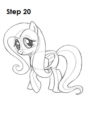 Draw Fluttershy 20