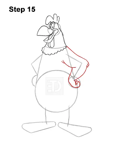 How to Draw Foghorn Leghorn Looney Tunes Merrie Melodies 15