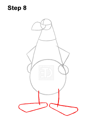 How to Draw Normal Penguin from Club Penguin with Easy Step by Step Drawing  Tutorial - How to Draw Step by Step Drawing Tutorials