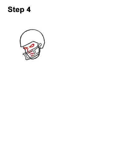 How to Draw Cartoon Football Player 4