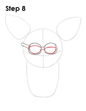 Foxy Drawing - How To Draw Foxy Step By Step