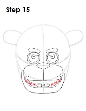 Draw Freddy Fazbear 15