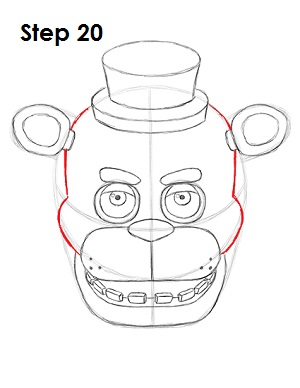 Draw Freddy Fazbear 20