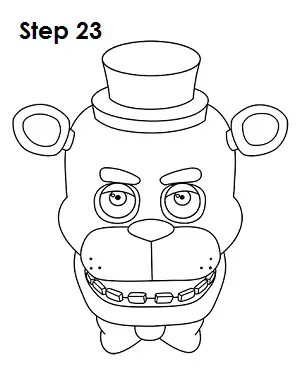 Draw Freddy Fazbear 23