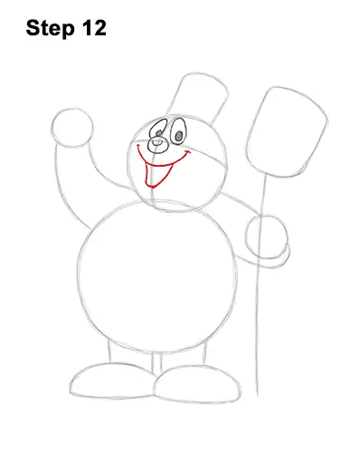 How to Draw Frosty the Snowman Christmas 12