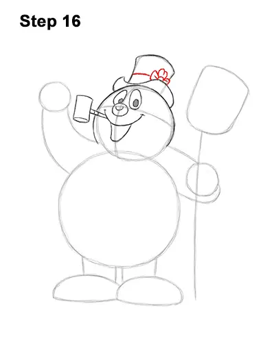 How to Draw Frosty the Snowman Christmas 16