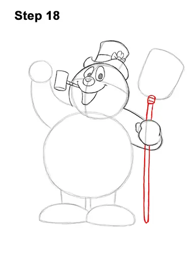 How to Draw Frosty the Snowman Christmas 18