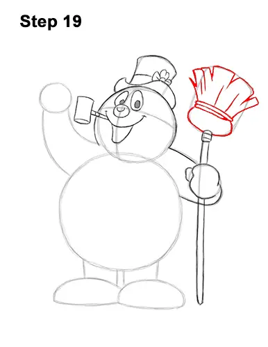 How to Draw Frosty the Snowman Christmas 19