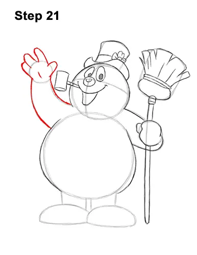 How to Draw Frosty the Snowman Christmas 21