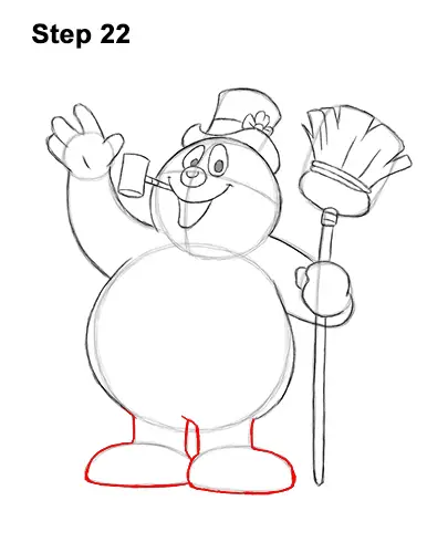 How to Draw Frosty the Snowman Christmas 22