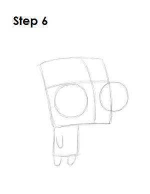 How to Draw GIR Step 6