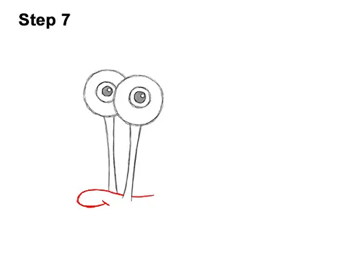 How to Draw Gary the Snail Spongebob Squarepants 7