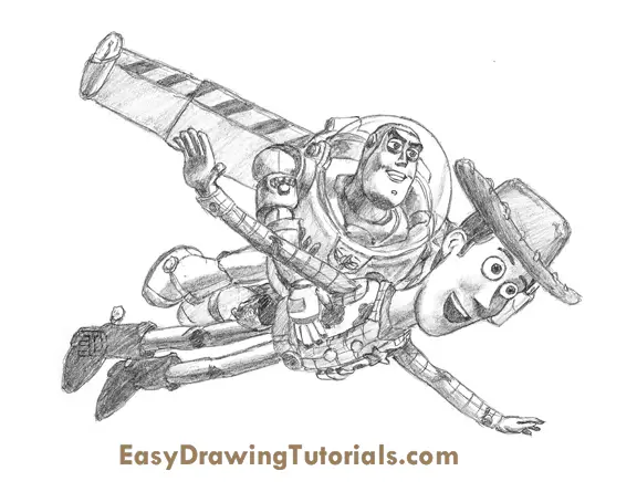 Woody Toy Drawing Image - Drawing Skill
